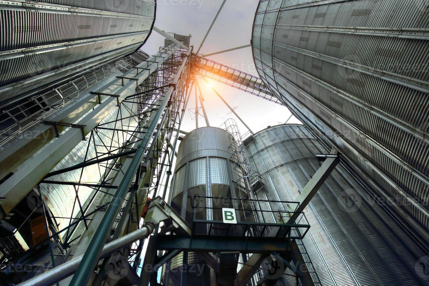 silos agrícolas en ontario, canadá foto