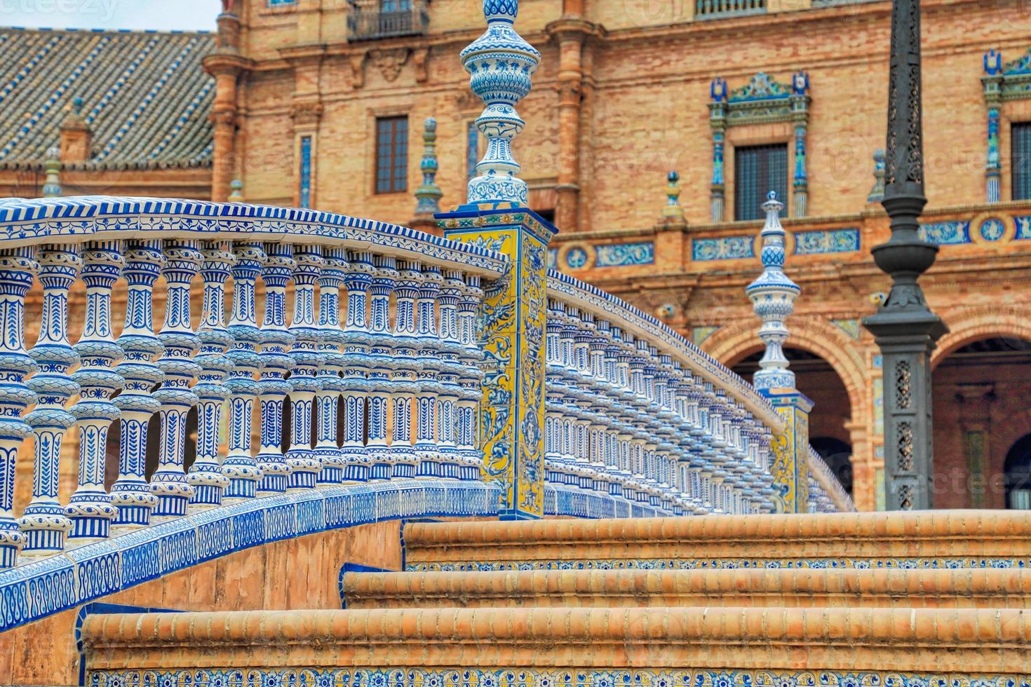 Plaza De Espana, Seville, Architectural Details and Ornaments photo