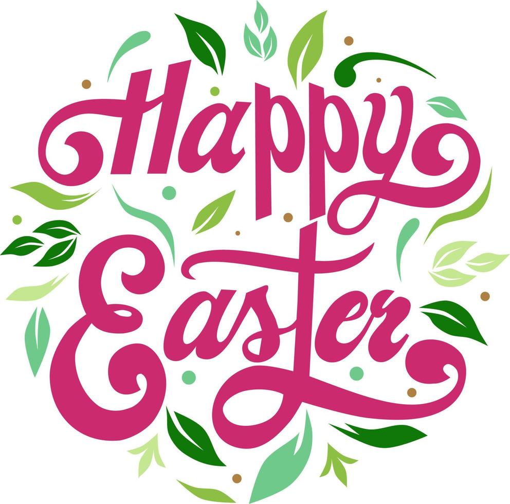 Happy Easter Letter vector