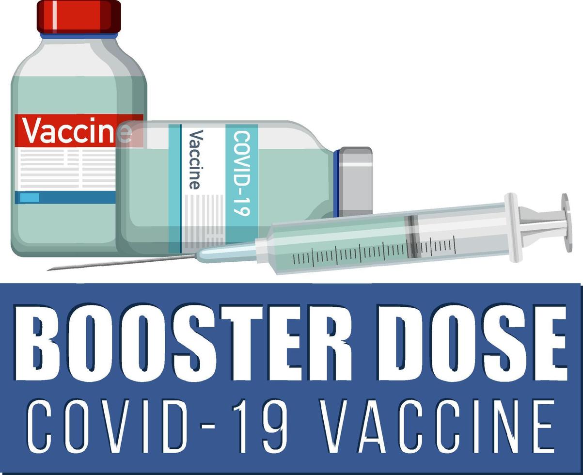 Booster shorts covid 19 vaccine logo vector