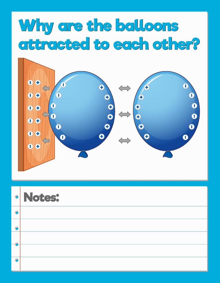 Science Experiment Log Worksheet vector