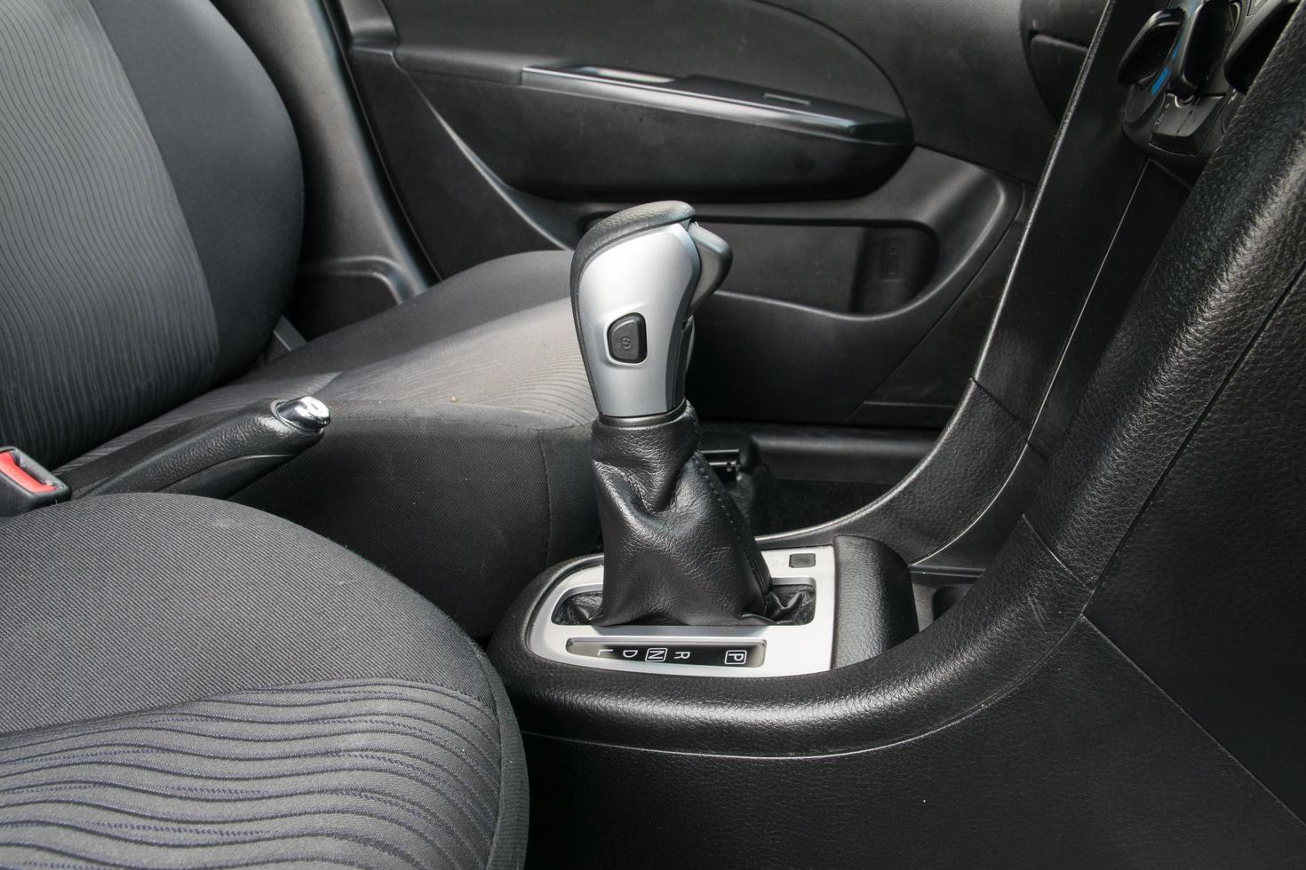 Automatic transmission gear shift. photo