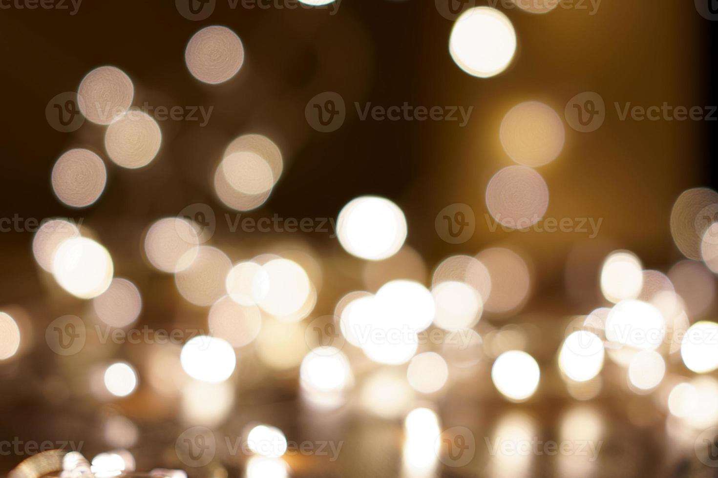 Beautiful bokeh pattern background created by orange light. blur photo