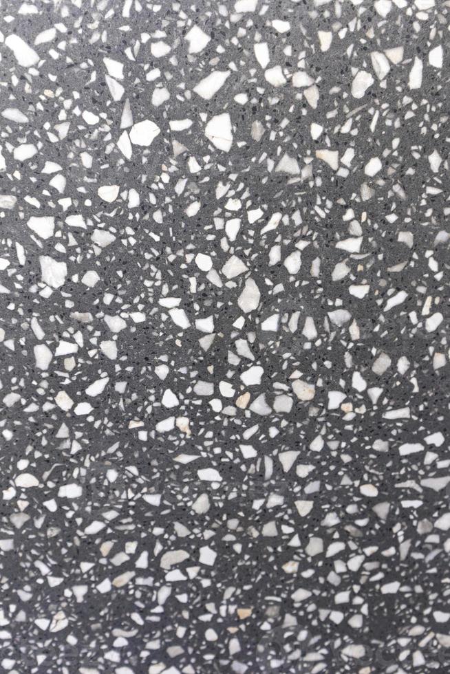 View of terrazzo flooring from above.the texture of the stone floor. photo