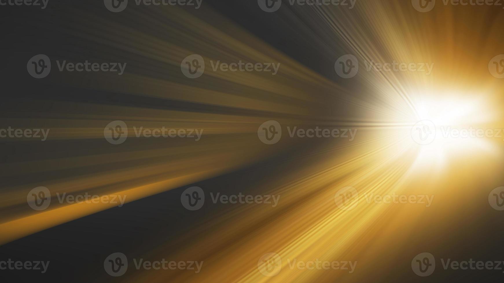 Speed motion gold light,Abstract image of future technology concept photo