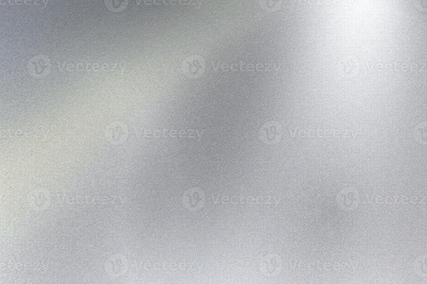 Glowing silver steel sheet surface, abstract texture background photo