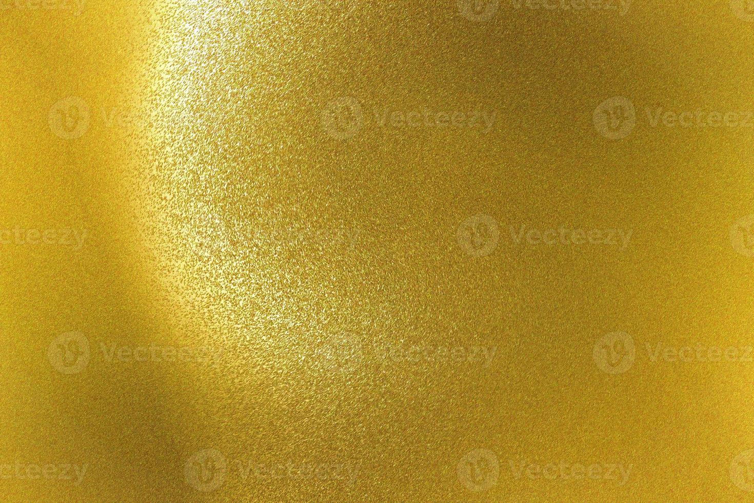 Shiny rough gold metal wall, abstract texture background photo