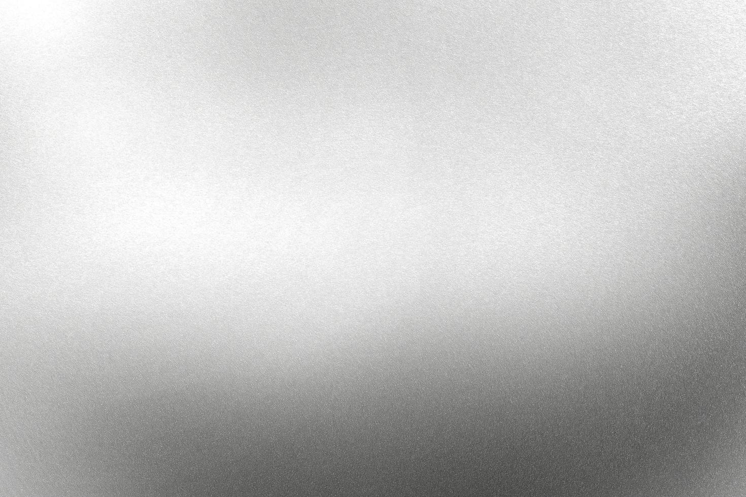 Light shining on white silver foil glitter metal wall with copy space, abstract texture background photo