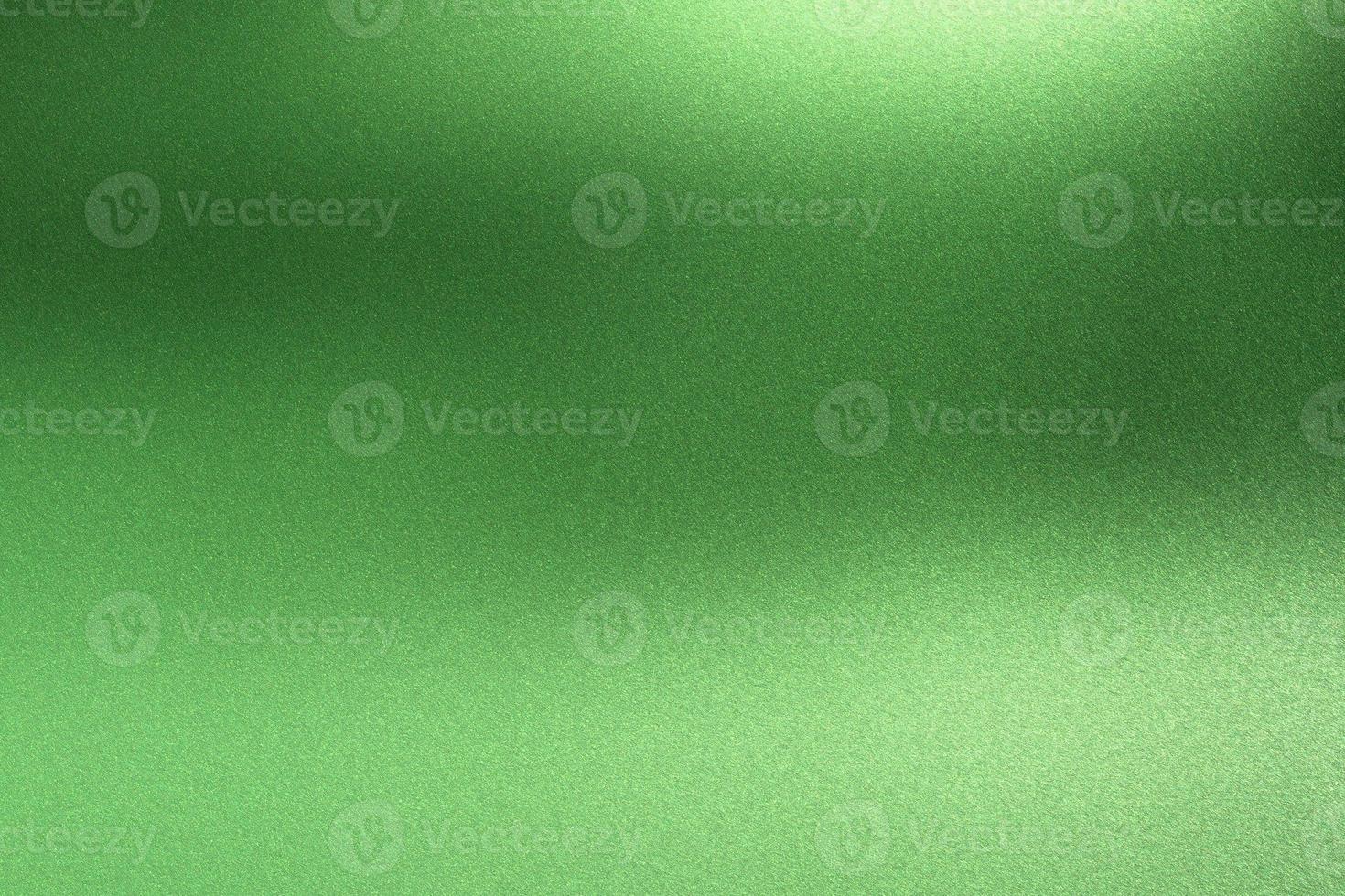 Abstract texture background, light shining on rough green metal wall photo