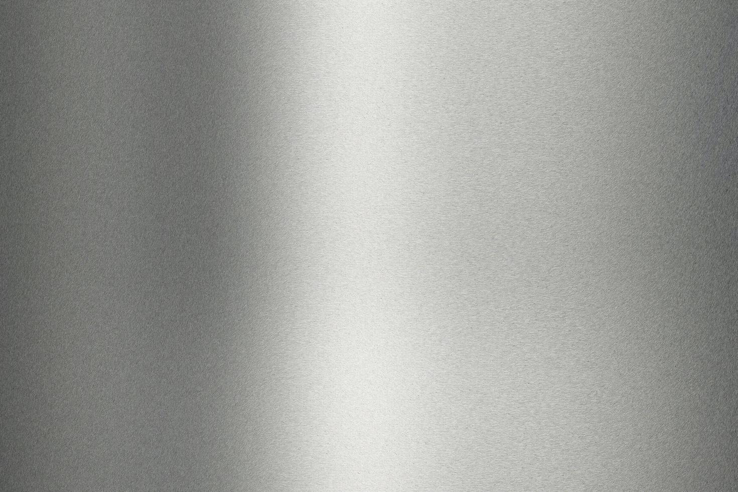 Brushed silver metallic wall with scratched surface, abstract texture background photo
