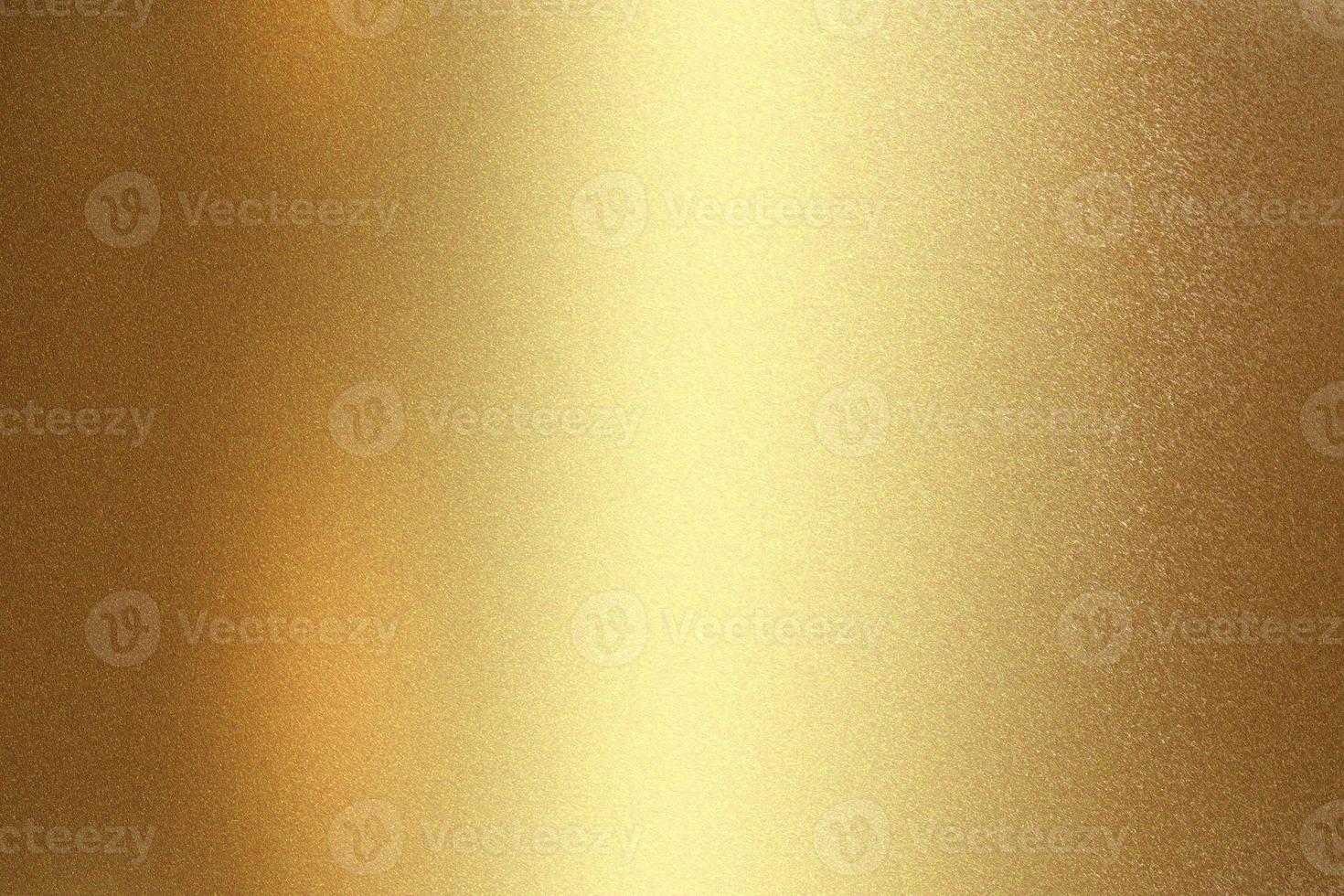 Shiny gold stainless steel wall, abstract texture background photo