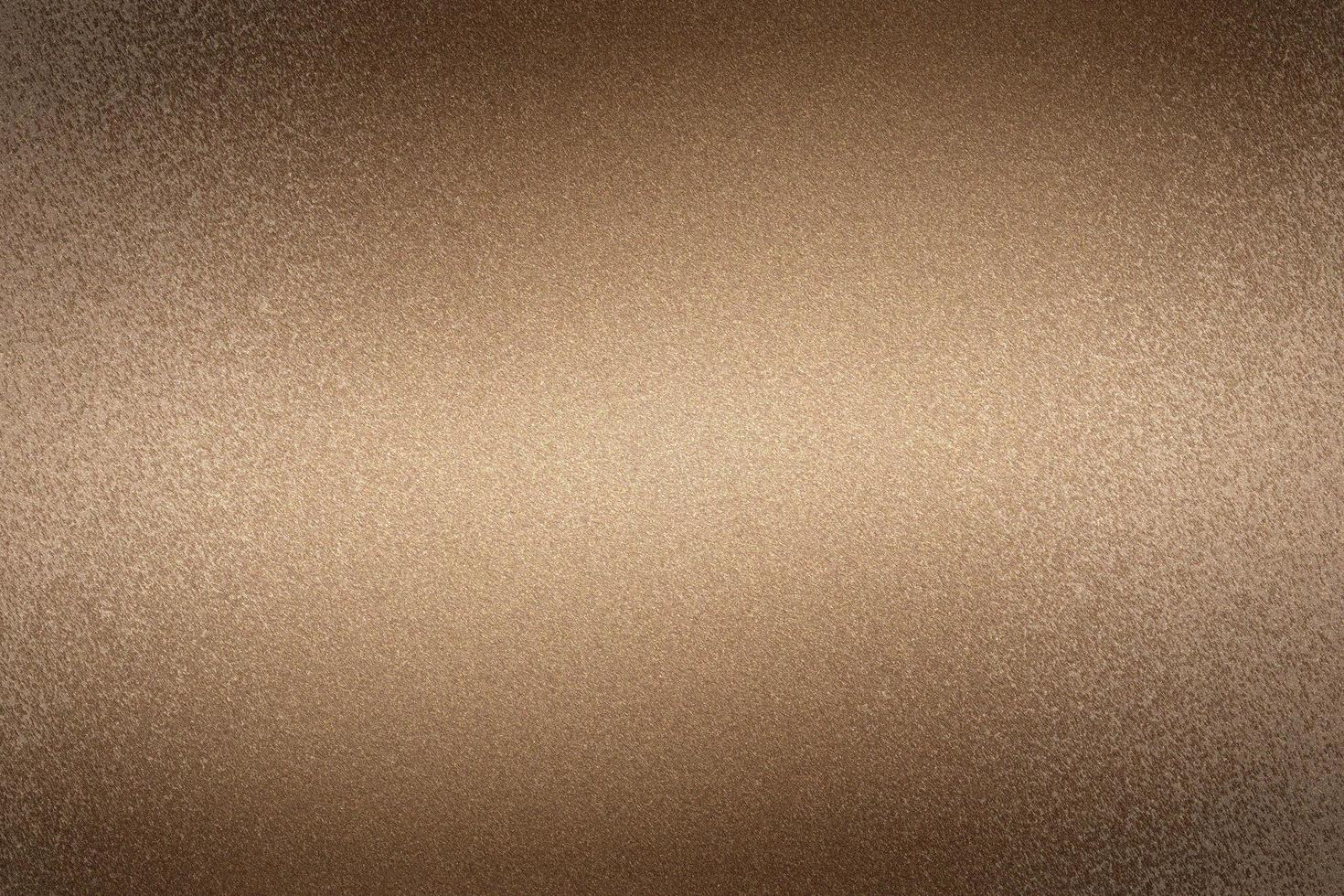 Brushed bronze metal wall, abstract texture background photo