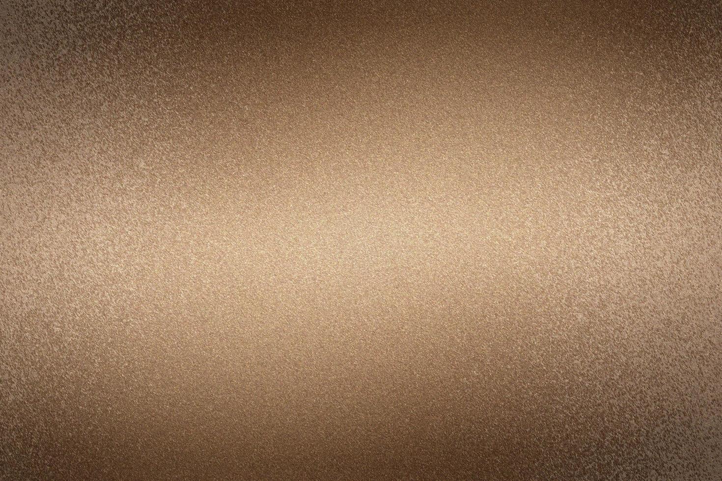 Brushed bronze metal wall, abstract texture background photo