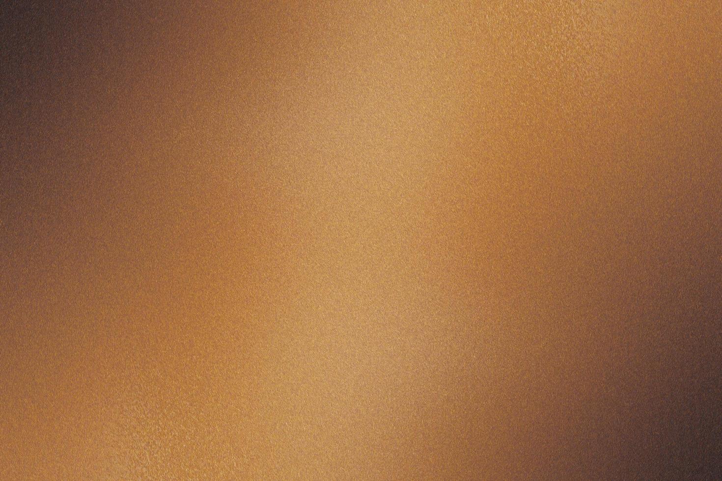 Brushed brown metallic wall, abstract texture background photo