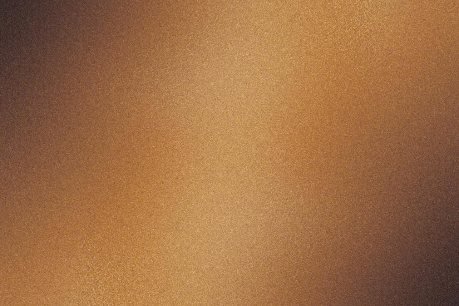 Brushed brown metallic wall, abstract texture background photo