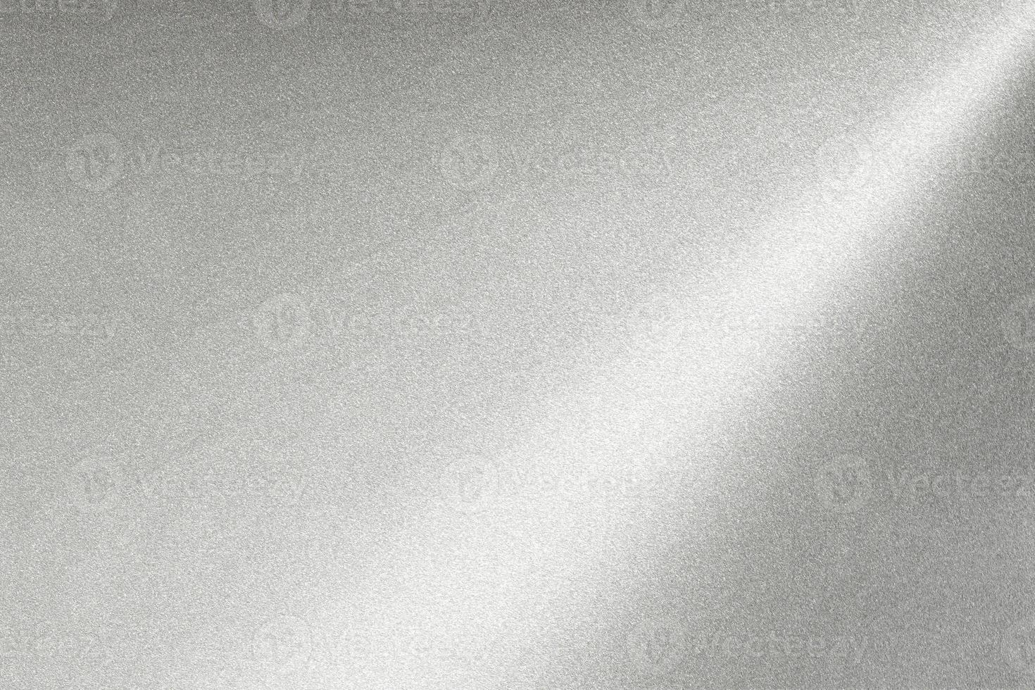 Abstract texture background, light shining on silver metallic panel photo