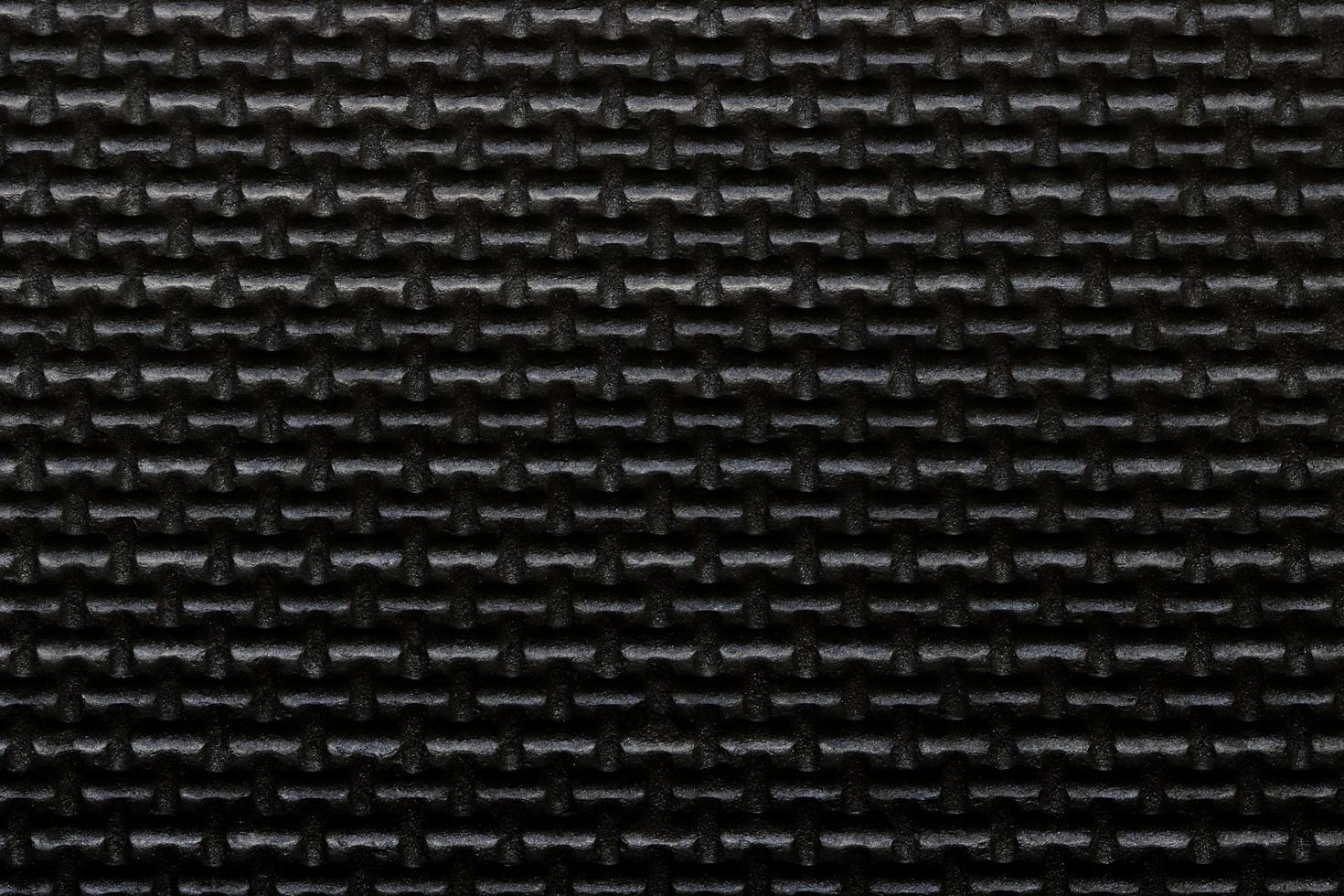 textura de patrón de ciempiés de pared de metal negro, fondo abstracto foto