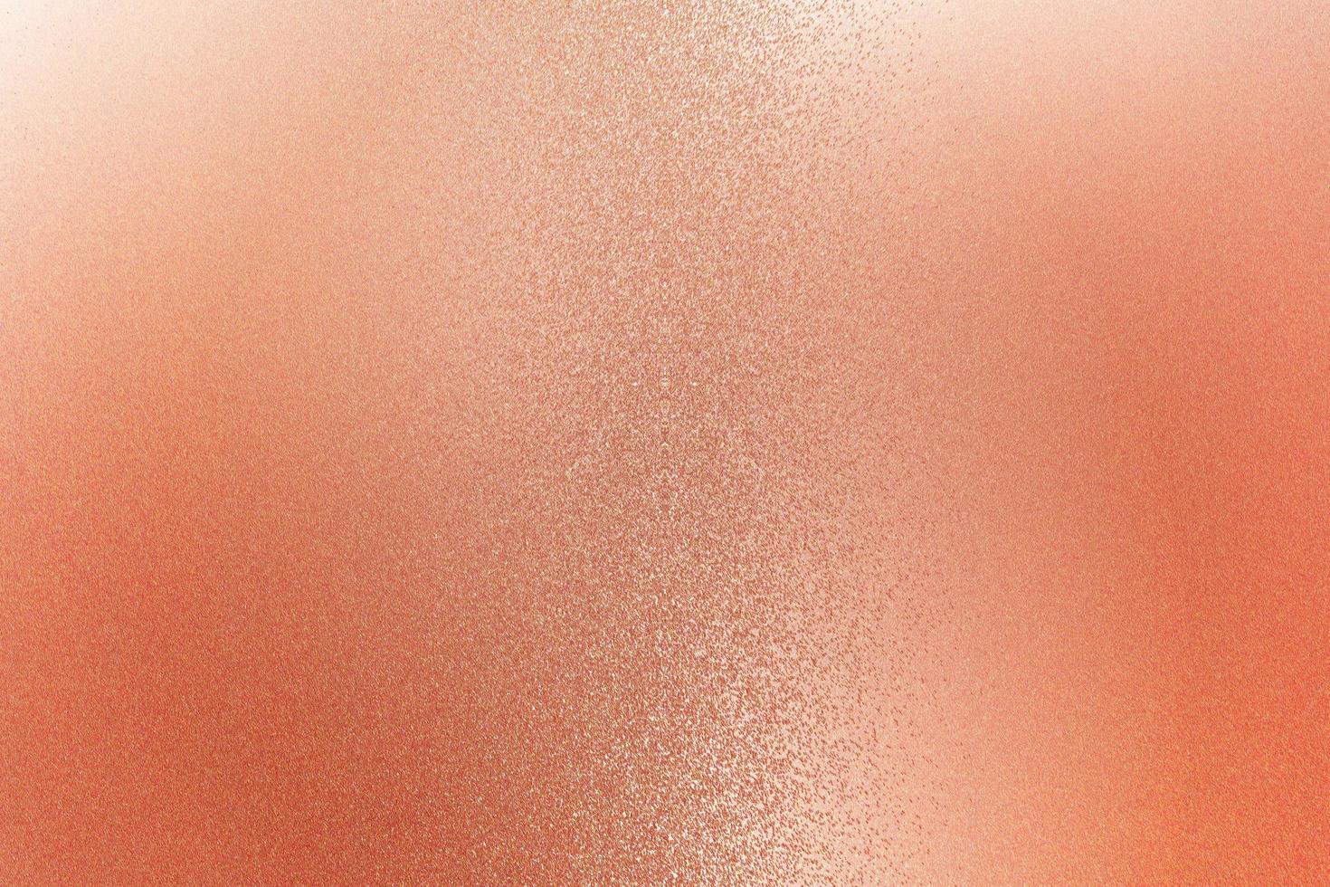 Texture of reflection on rough red metallic wall, abstract background photo