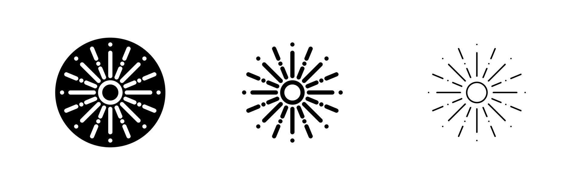Explosion gun shot icon. Editable line vector. Modern simple shock wave. Fashion explosion icon in flat style. Template for application, user interface and logo, vector illustration.