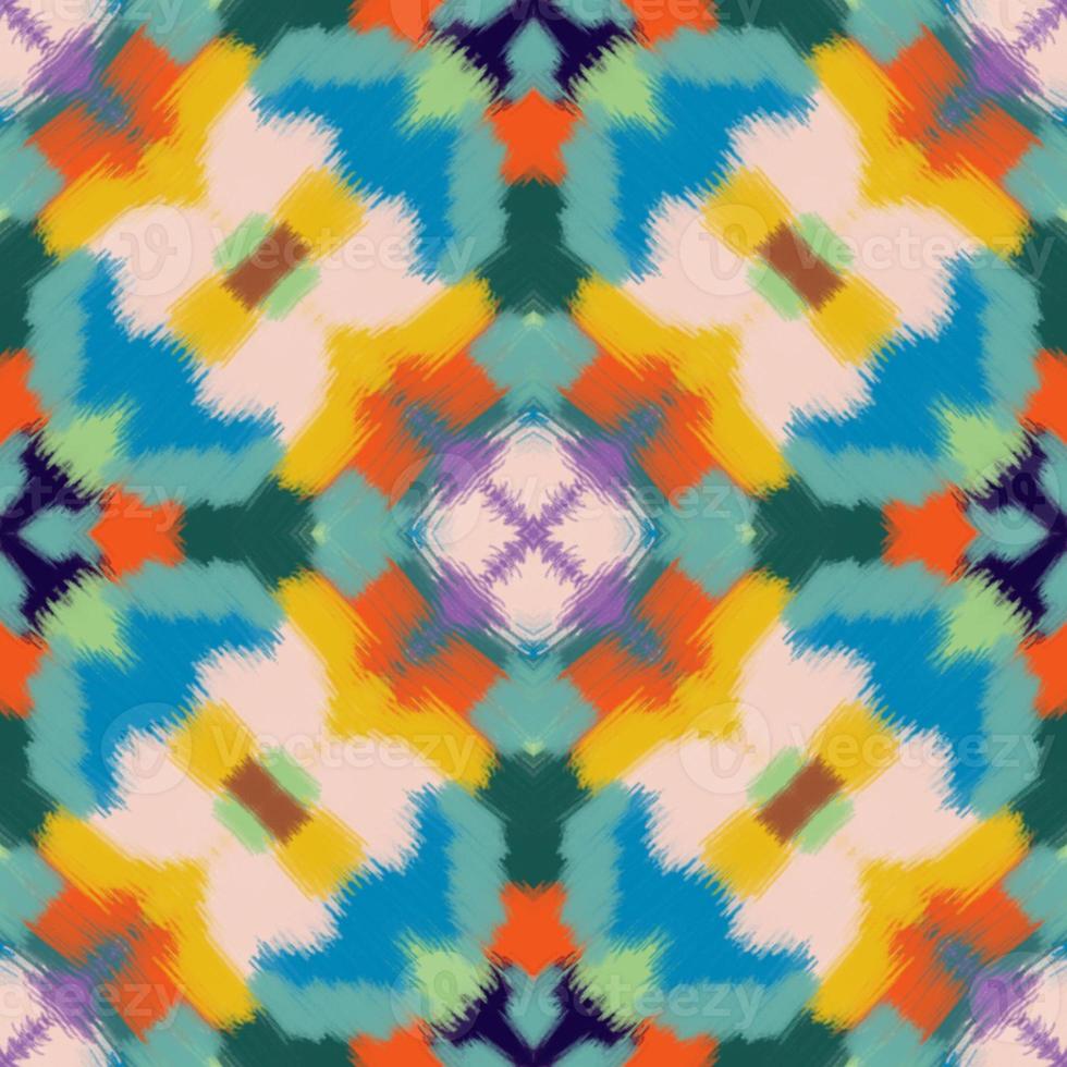 Pattern of colorful ornament photo