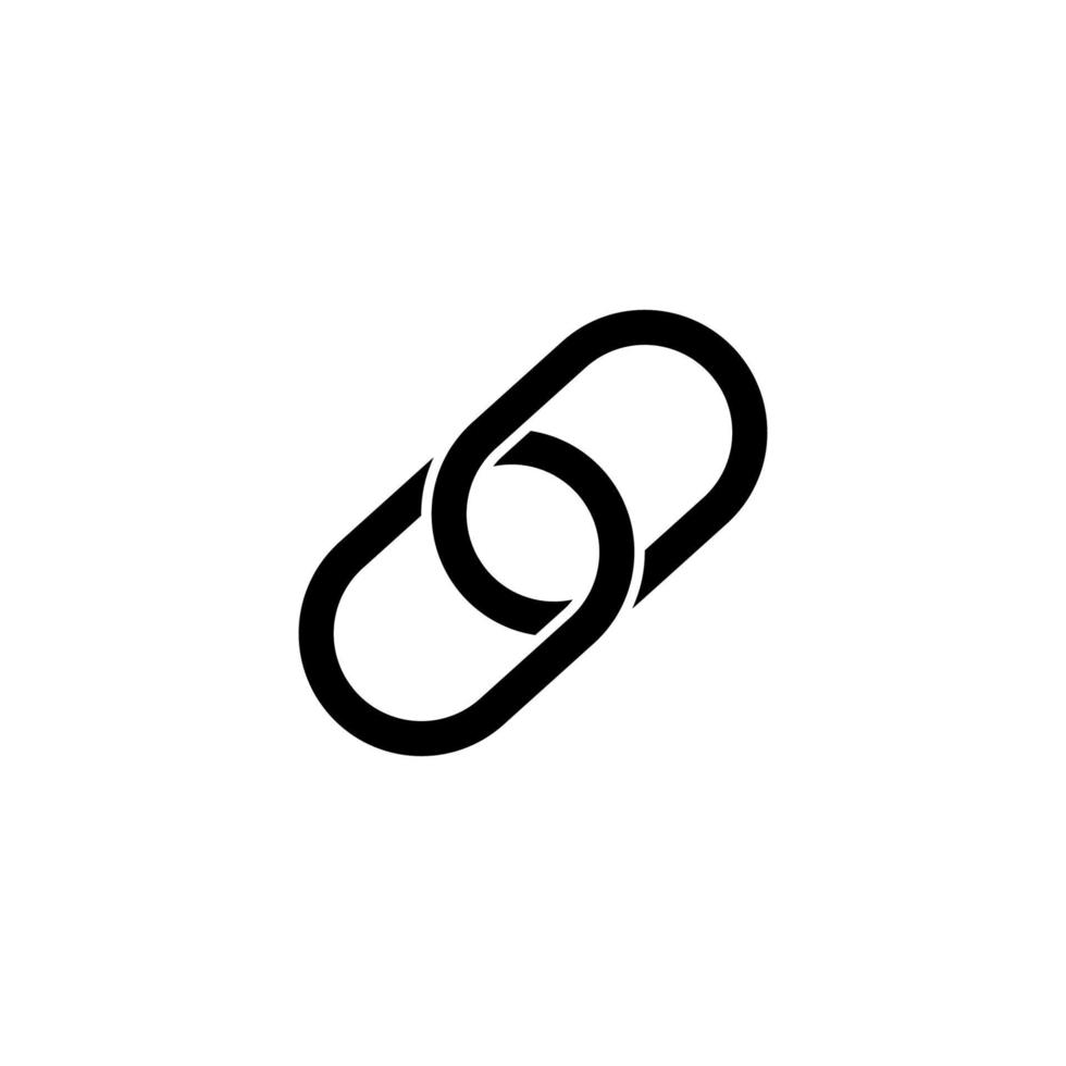 chain icon vector. interconnected, interconnected. connection symbol for logos, companies