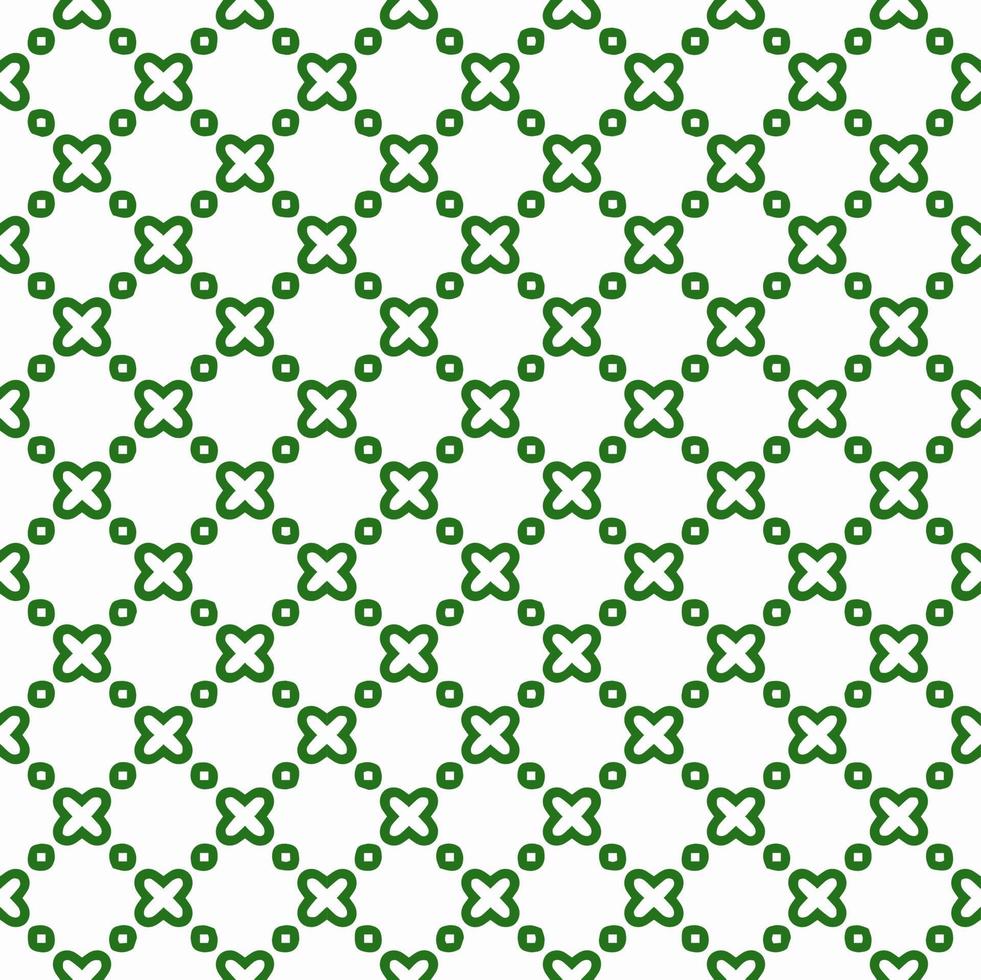 Green and white color seamless pattern texture and template. Multicolored. Colorful ornamental graphic design. vector