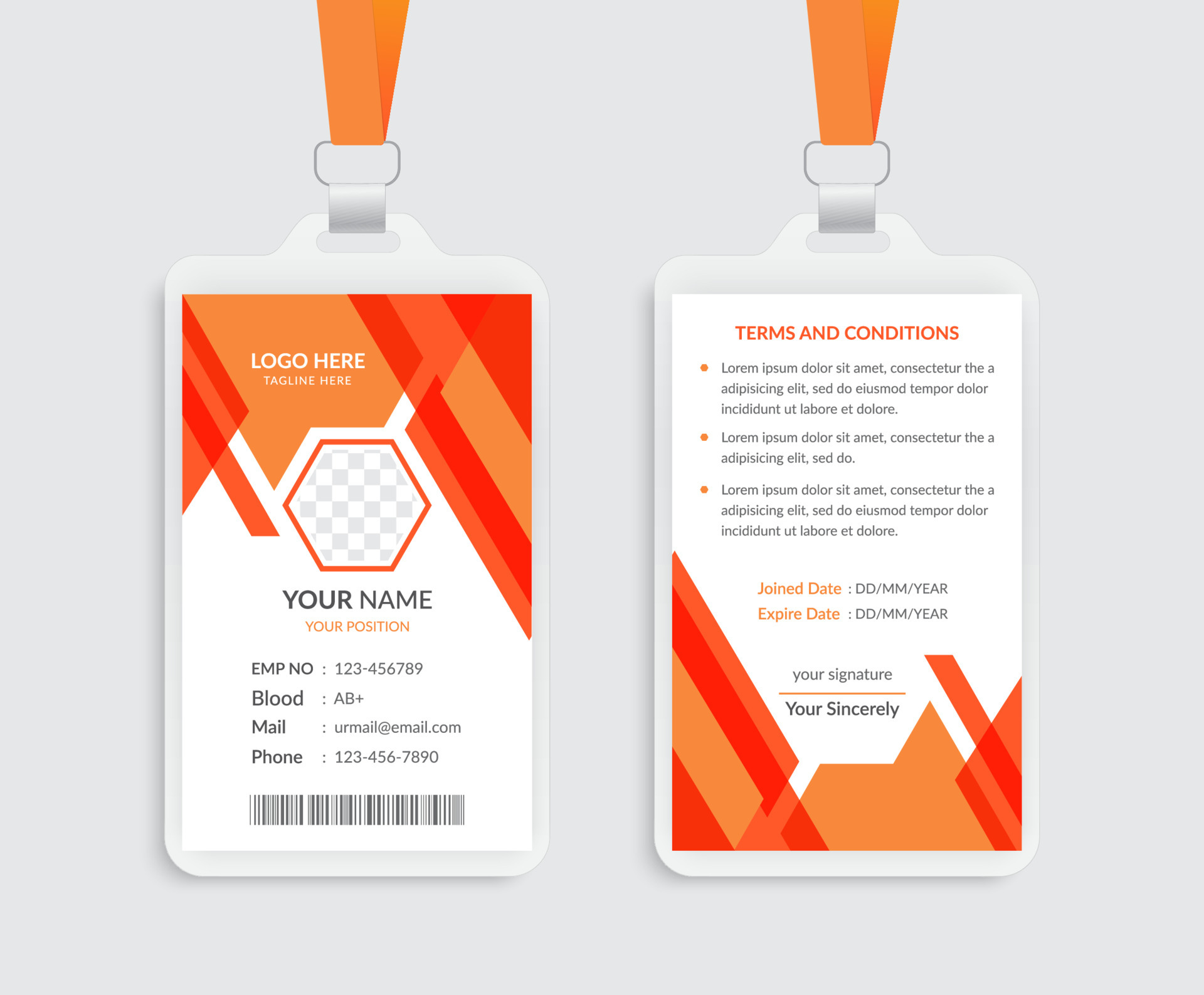 Id Card Event Design