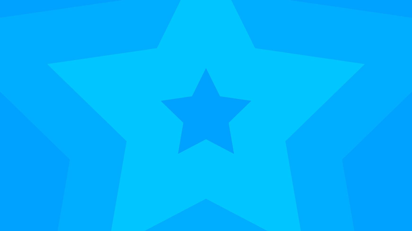 Abstract blue star transition background concept photo