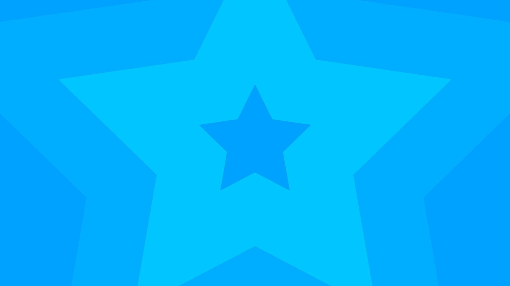 Abstract blue star transition background concept photo