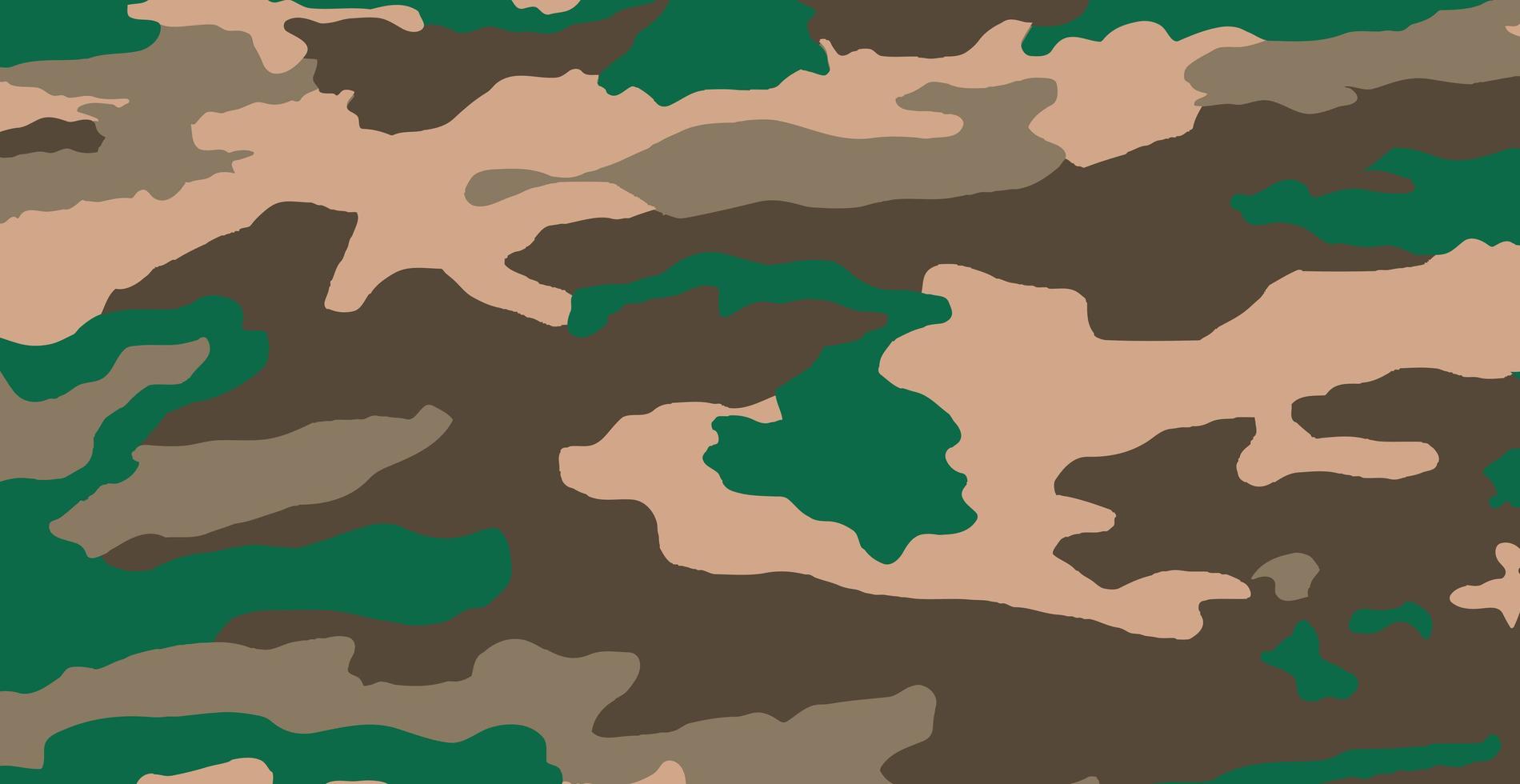 textura de fondo de flora del ejército verde panorámico - vector