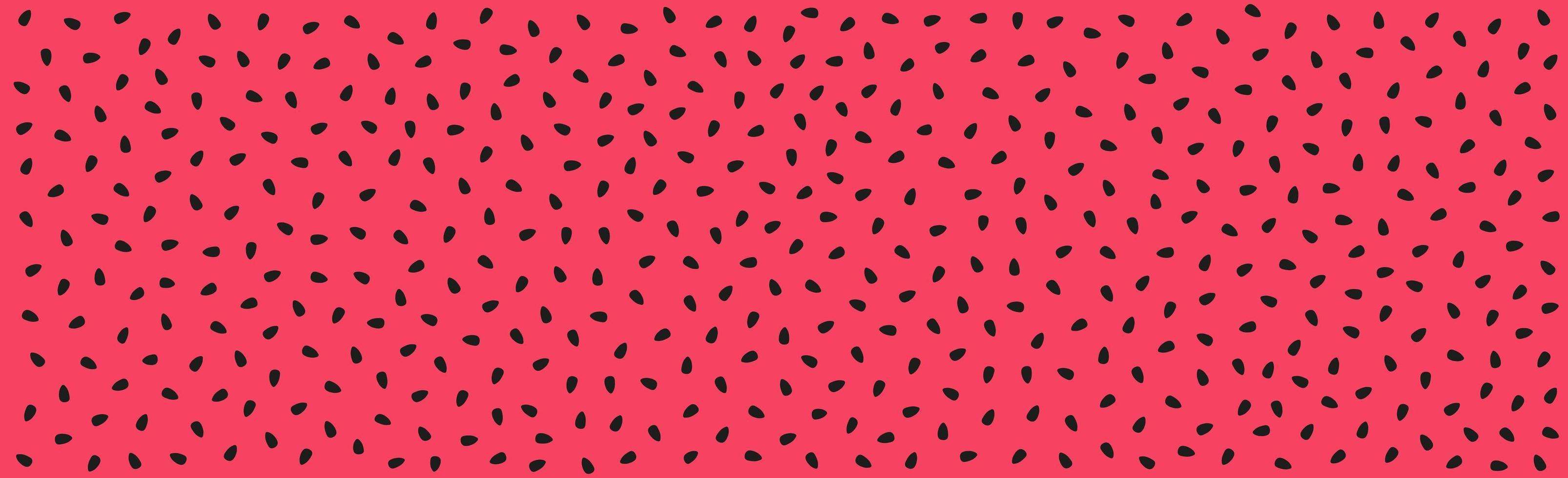 Abstract red - pink watermelon background with seeds - Vector