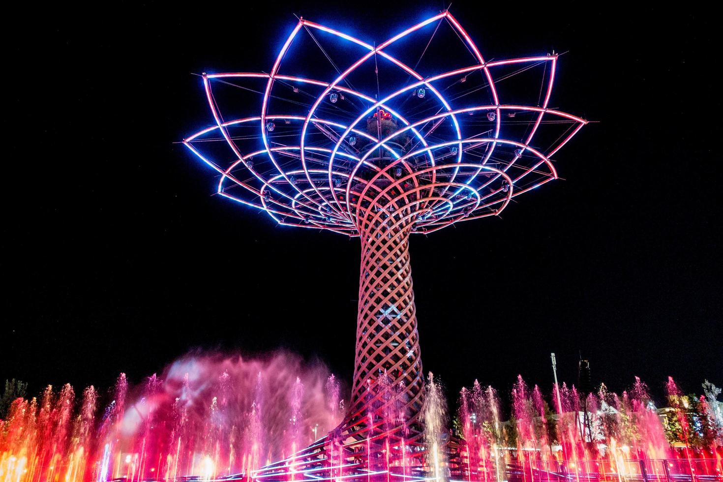 Milán, Italia, 2015. Árbol de la vida. foto