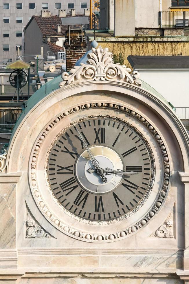 MILAN, ITALY, 2008. Old clock photo