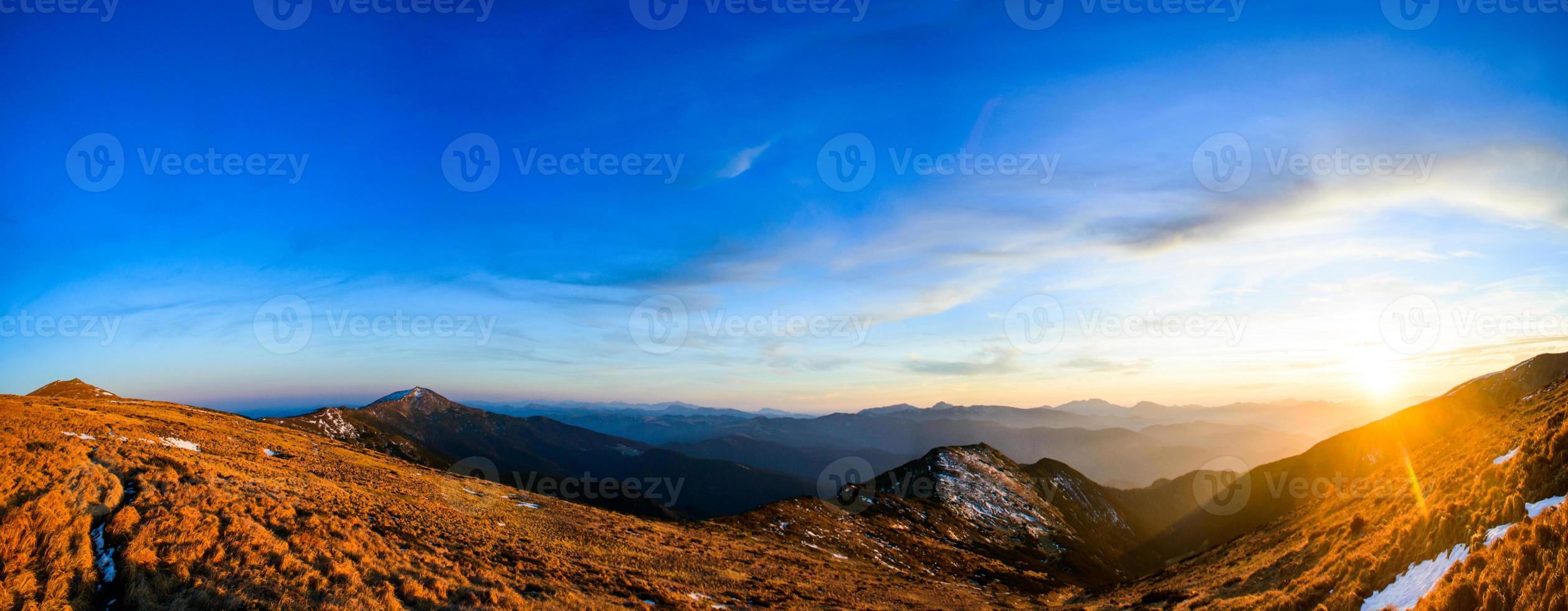 Majestic mountains landscape photo