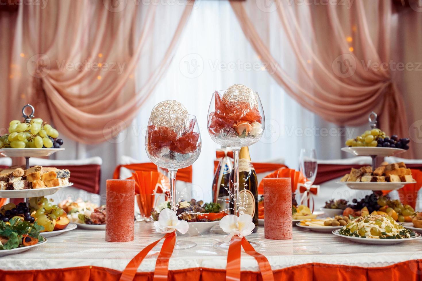 Catering at a luxury event photo