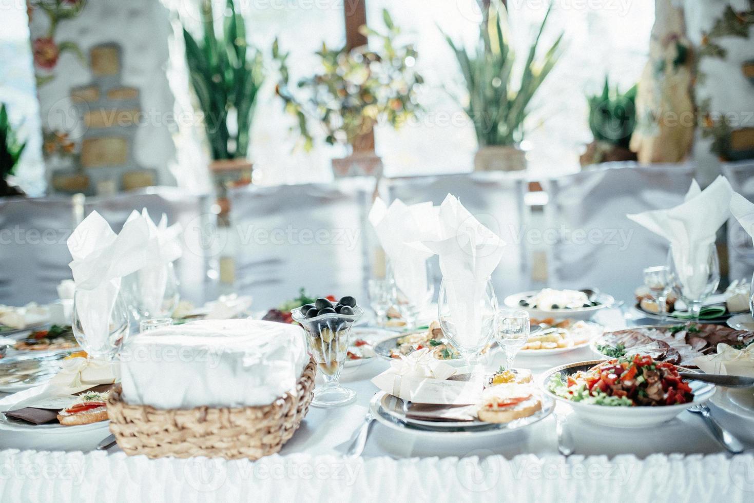 Catering at a luxury event photo