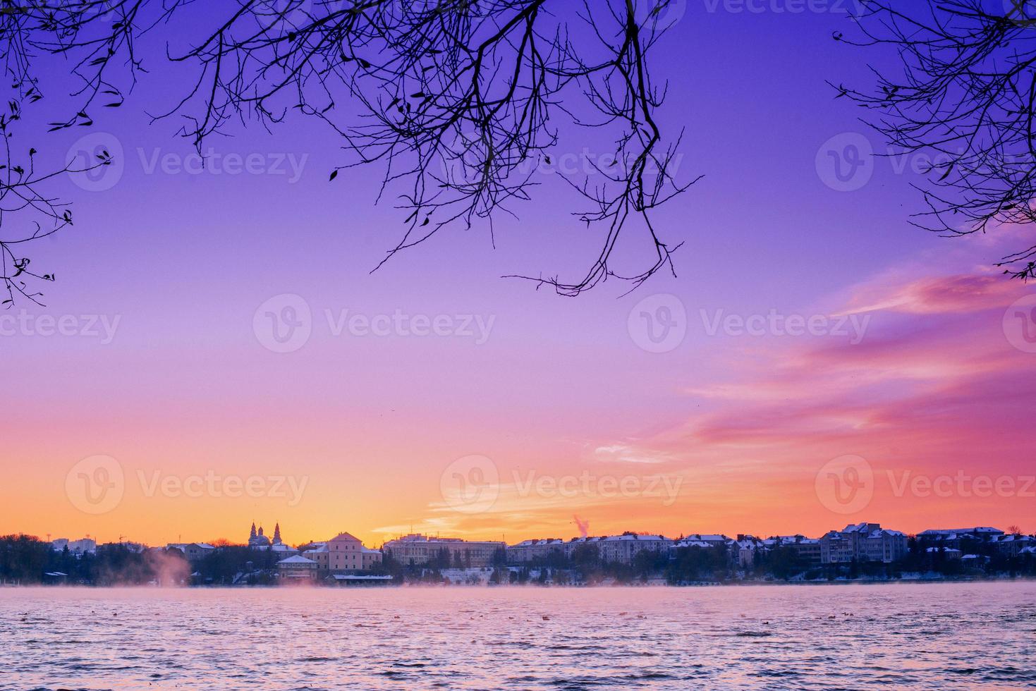 sunset by the sea photo