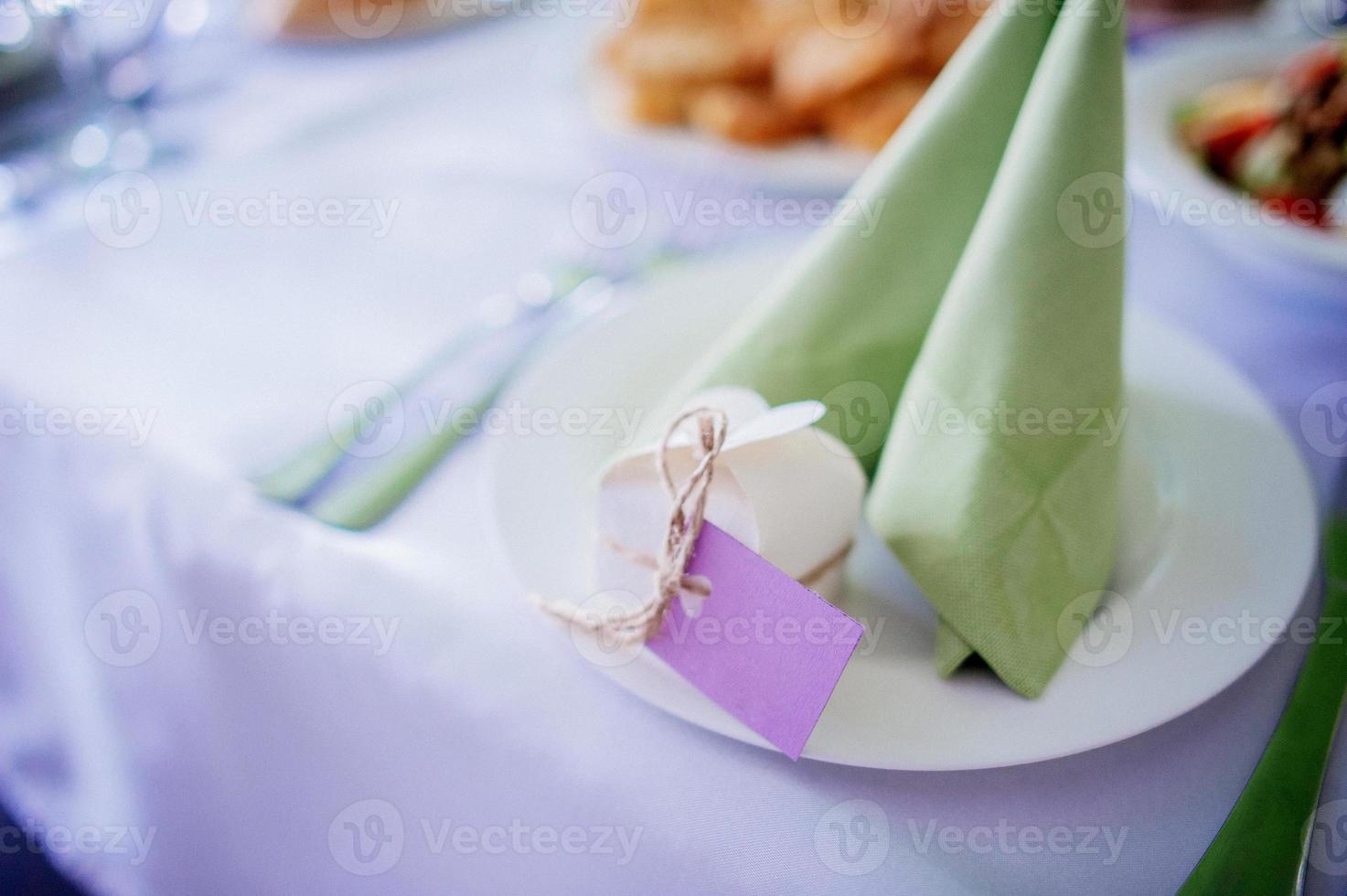 Table set for an event photo