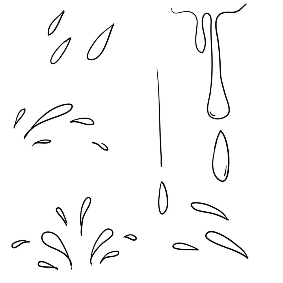 vector de ilustración de icono de ráfaga de salpicaduras de gota de agua