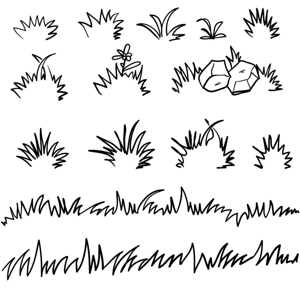 doodle crass illustration handdrawn style vector