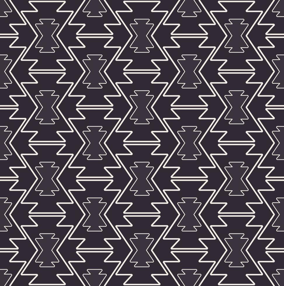 Native aztec geometric shape seamless pattern background. Ethnic tribal monochrome color design. Use for fabric, textile, interior decoration elements, upholstery, wrapping. vector