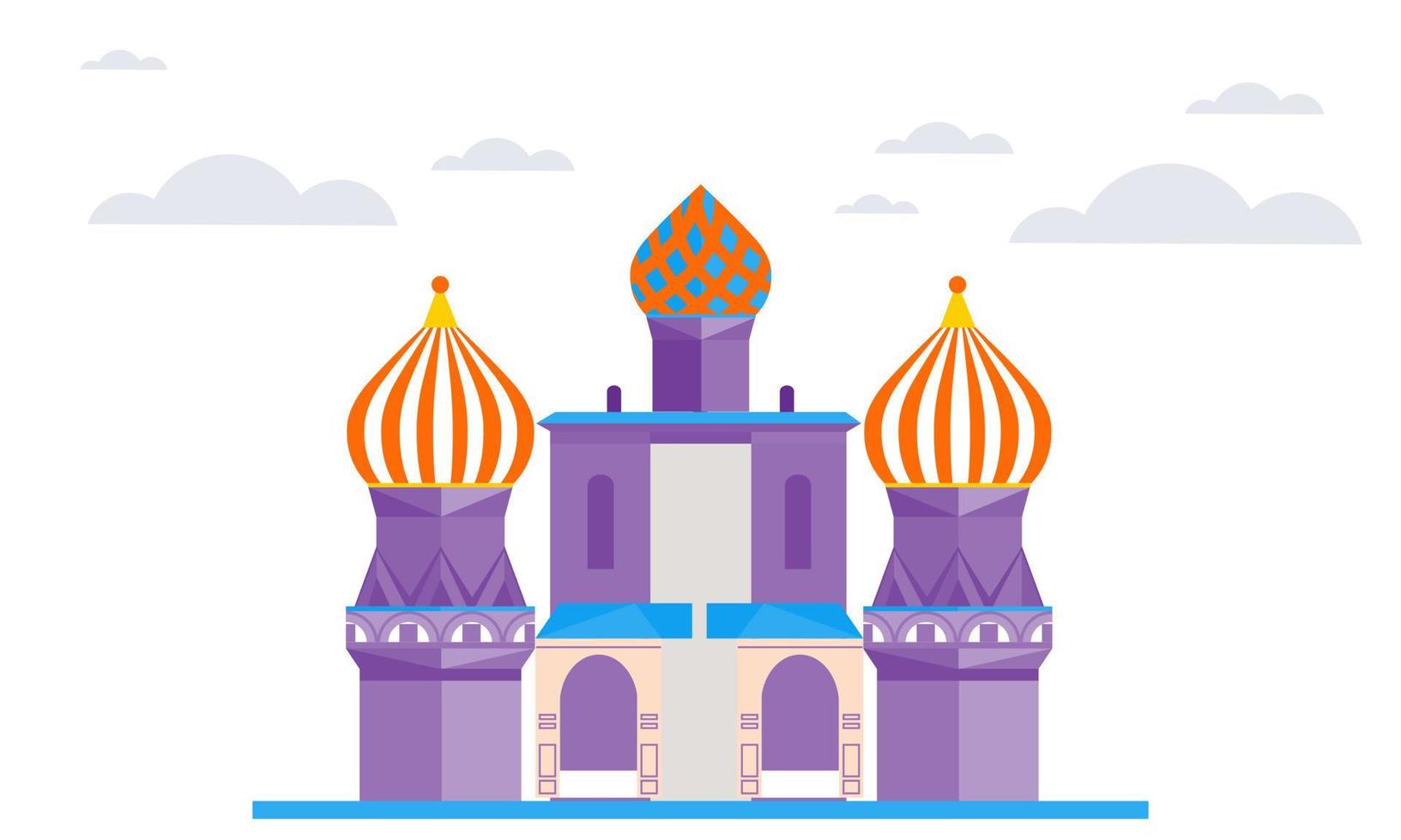 illustration of a mosque place of worship vector