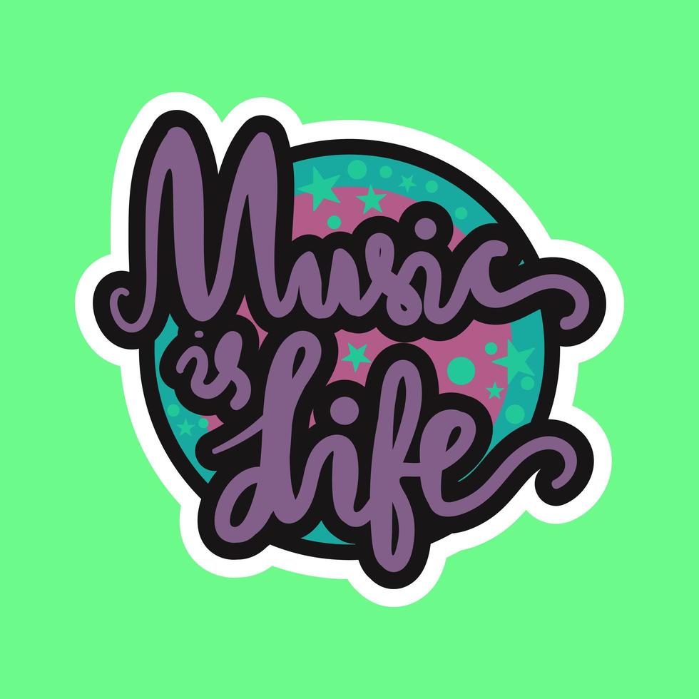 Music is Life vector