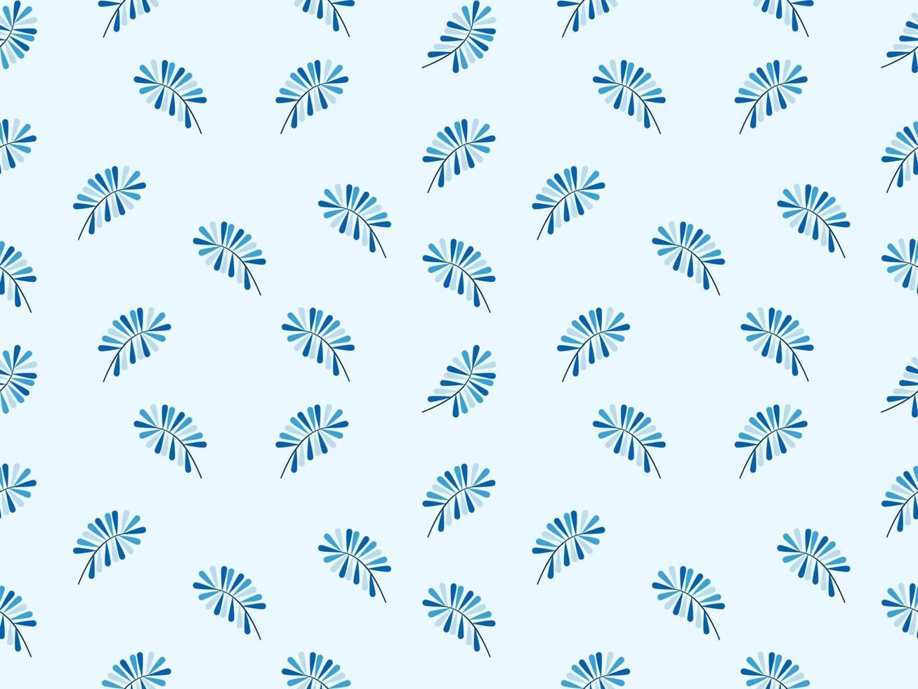 Flower cartoon character seamless pattern on blue background.Pixel style vector