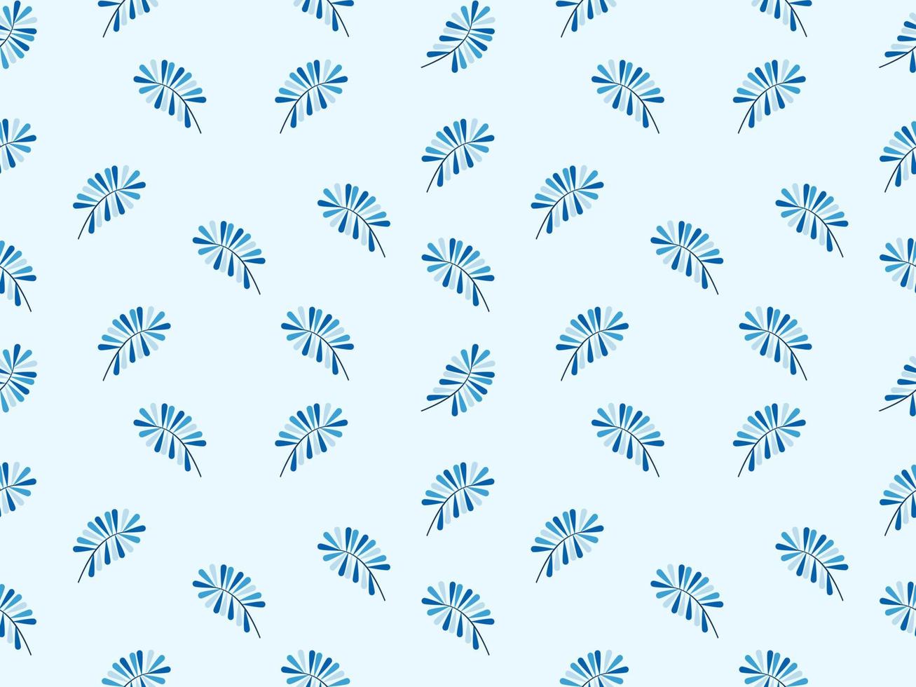 Flower cartoon character seamless pattern on blue background.Pixel style vector