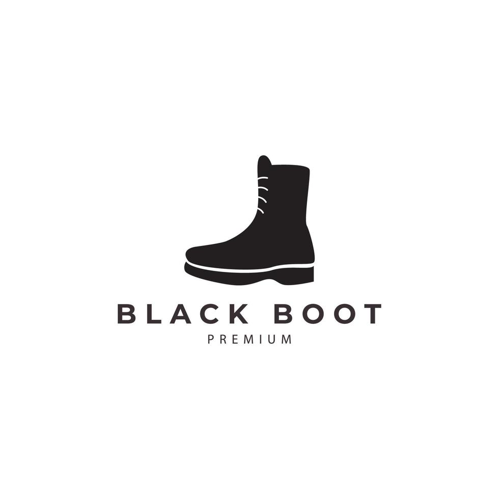 botas logotipo zapatos zapatería vector icono símbolo ilustración diseño plantilla