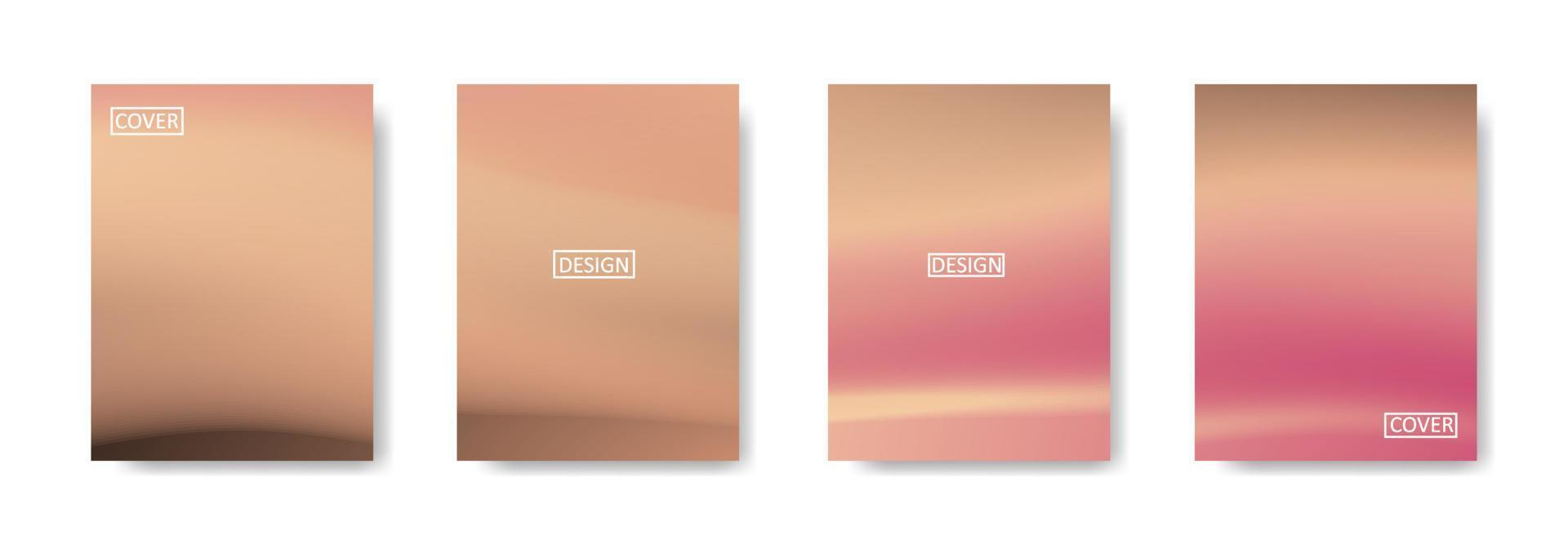 Set of abstract background with beautiful gradation color, colorful background for poster flyer banner backdrop.vertical banner.cool fluid background vector illustration