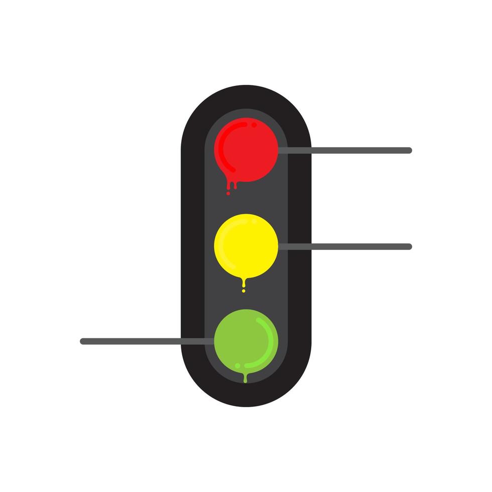 traffic light with candy logo design, vector graphic symbol icon illustration creative idea