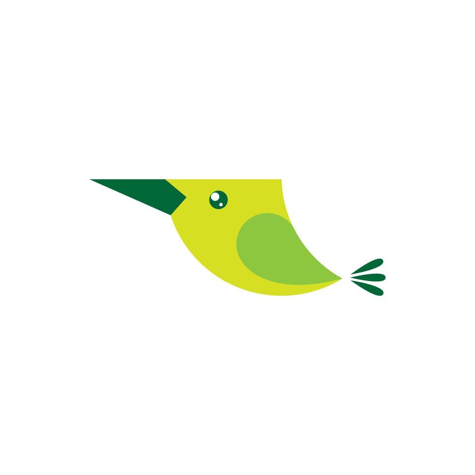 diseño de logotipo femenino plano de pájaro lindo abstracto, símbolo gráfico vectorial icono ilustración idea creativa vector
