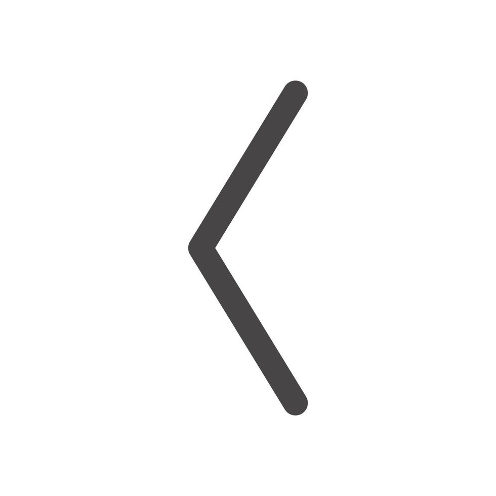 flecha izquierda icono premium signo símbolo vector